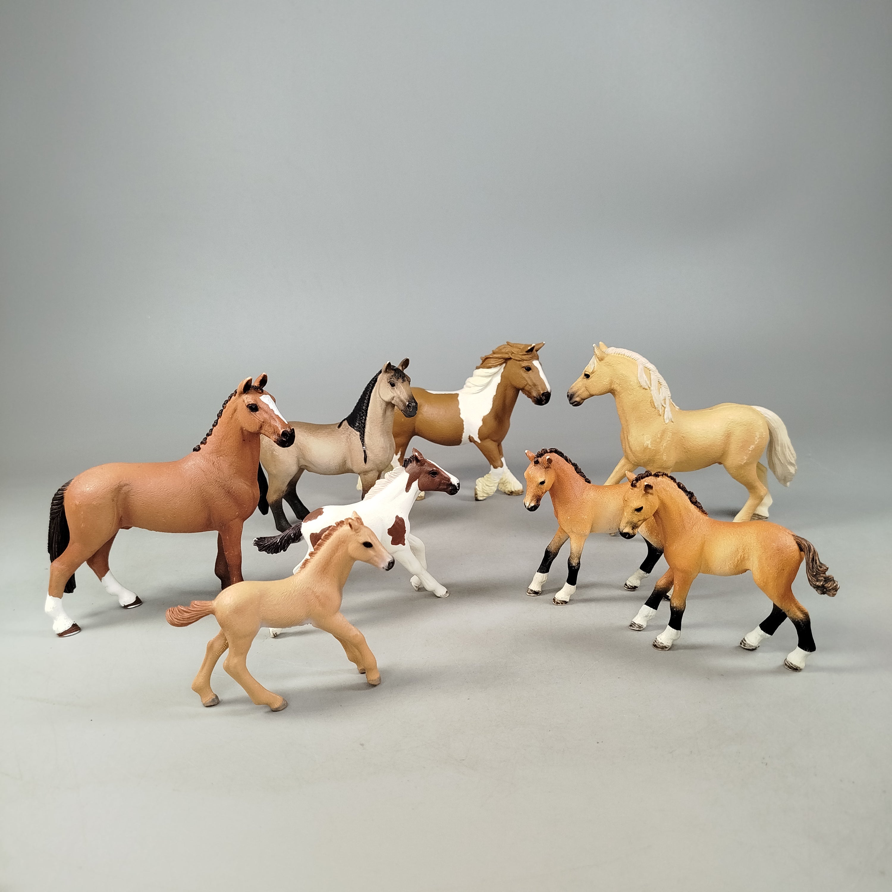 Bundle Schleich 8x 🐴🌟 Pferde Figuren, gebraucht, ab 3 4 5 Jahre | ✅ geprüft